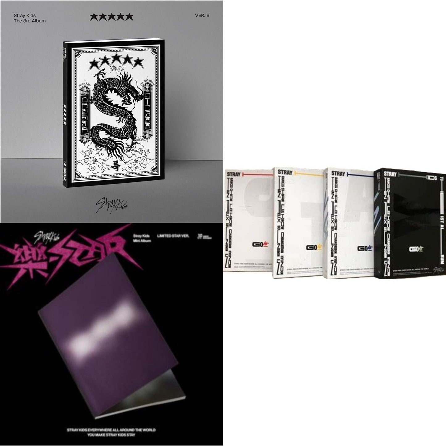 5-Star (Ver. B) & Rock-Star (Limited Star Ver.) & Go: Volume 1 (Normal Edition)