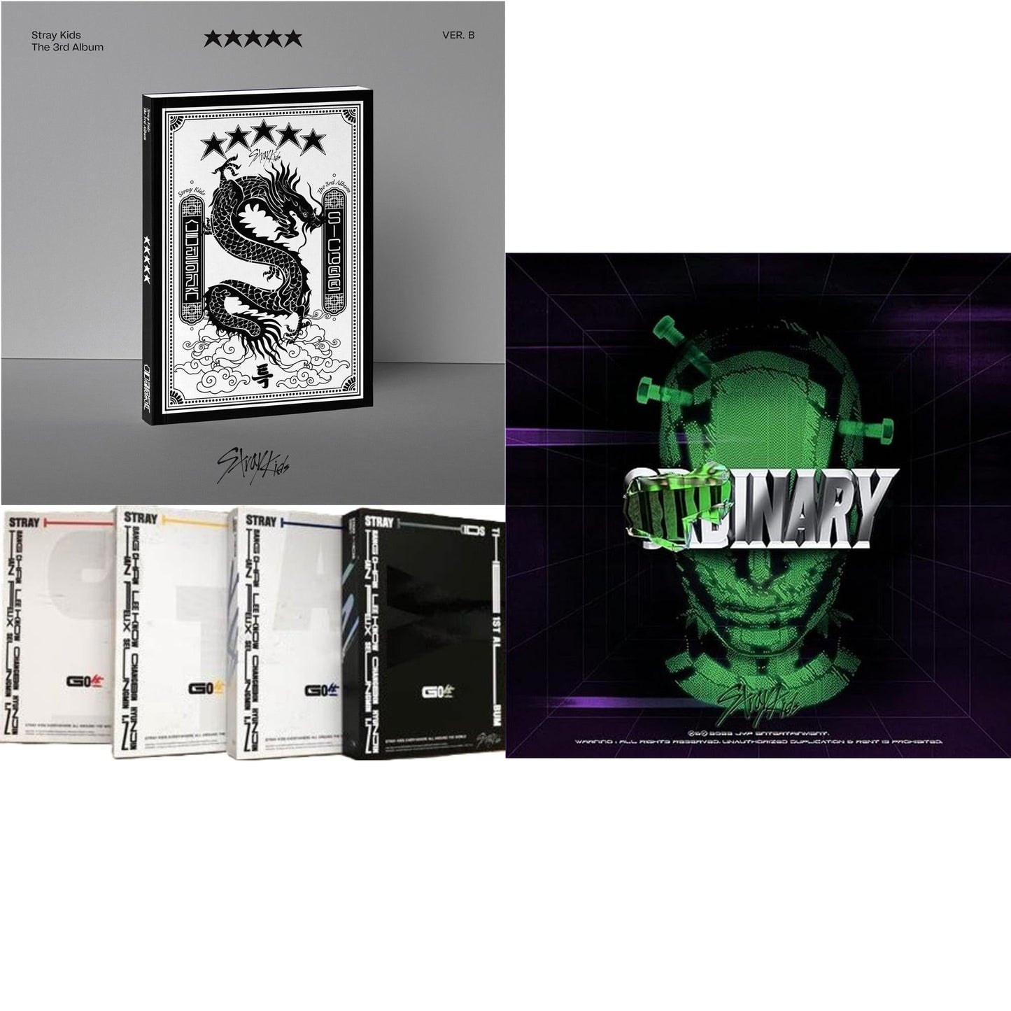 5-Star (Ver. B) & Go: Volume 1 (Normal Edition) & Oddinary (Scanning Version/Mask Off Version/Normal Edition)