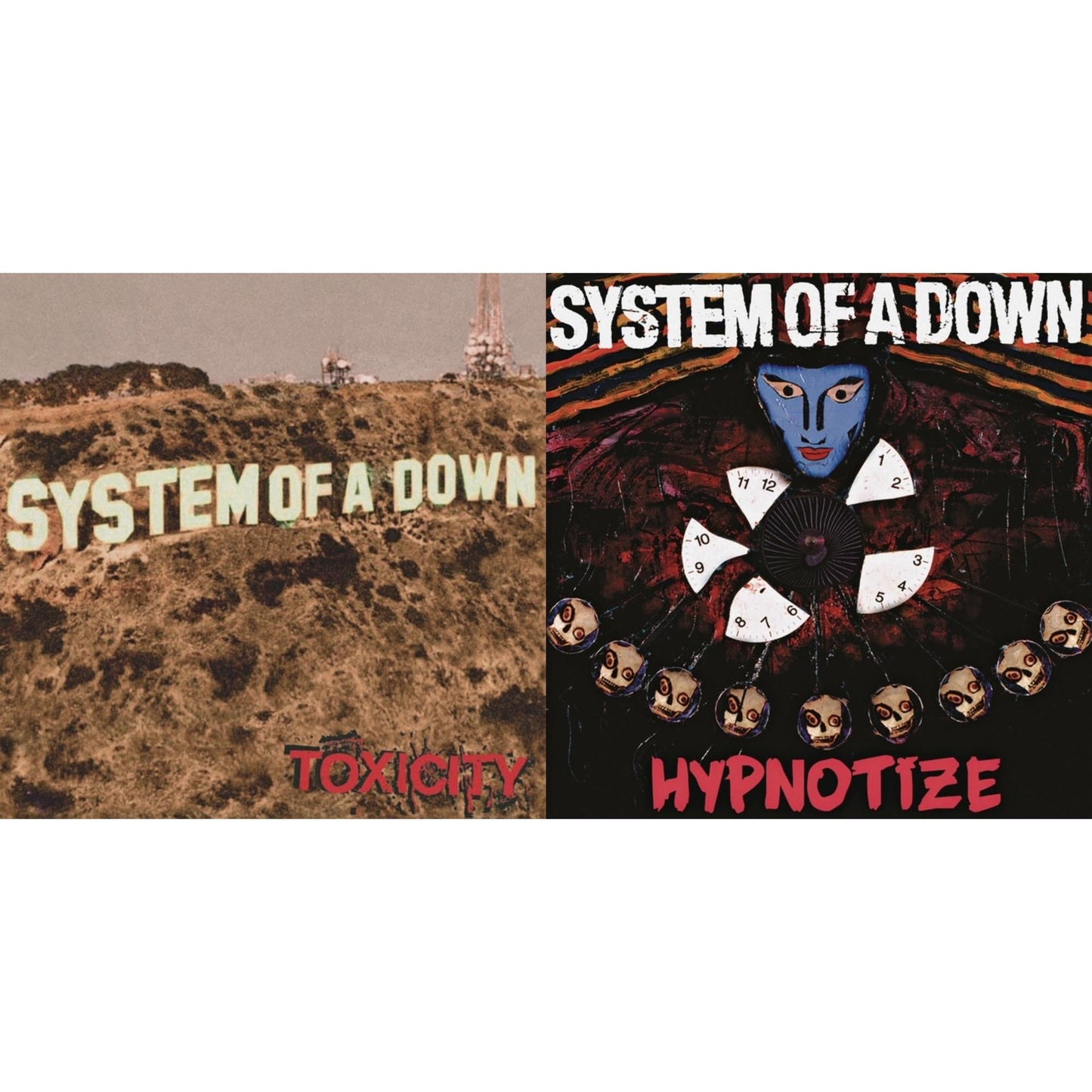 System Of A Down - Toxicity (140G) & Hypnotize (140G) - LP Vinyl Bundle