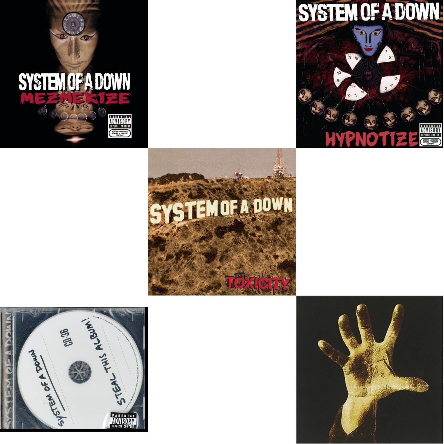 Toxicity & System Of A Down & Steal This Album & Mezmerize & Hypnotize