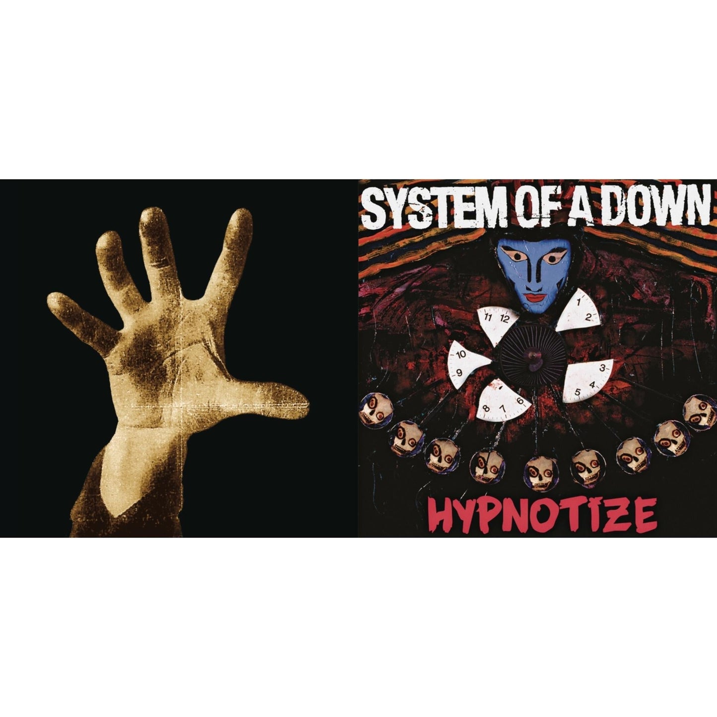 System Of A Down - System Of A Down (140G) & Hypnotize (140G) - LP Vinyl Bundle