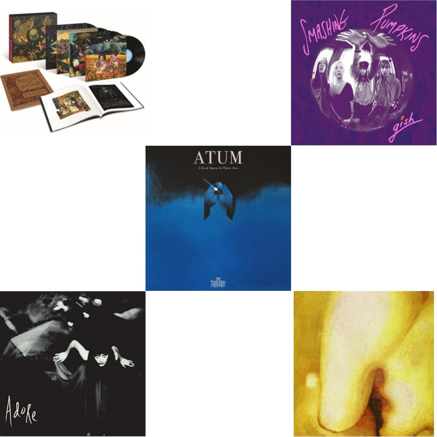 Pisces Iscariot & Gish & Mellon Collie & Infinite Sadness & Adore (2LP) & Atum (4LP)