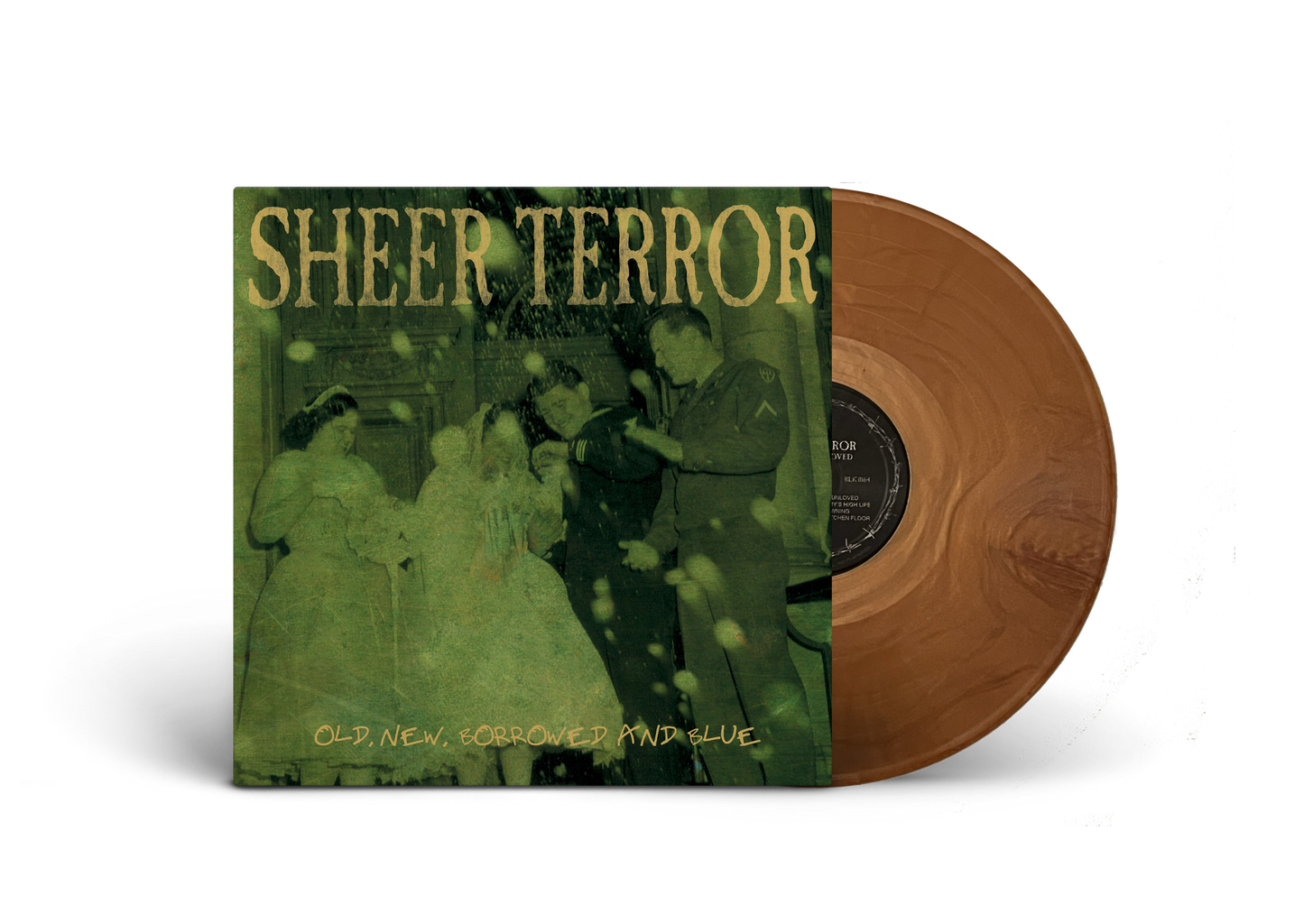 SHEER TERROR ‘OLD NEW BORROWED & BLUE’ LP (Limited Edition – Only 200 Made, Gold Opaque Vinyl)