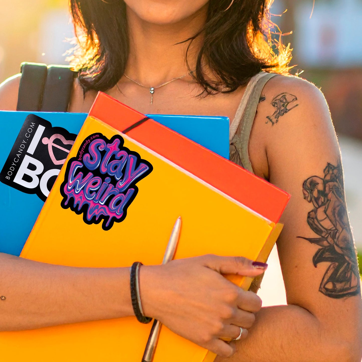 Stay Weird Sticker by Onyx O