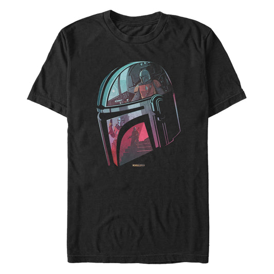 Star Wars Helmet Explanation Mens T Shirt