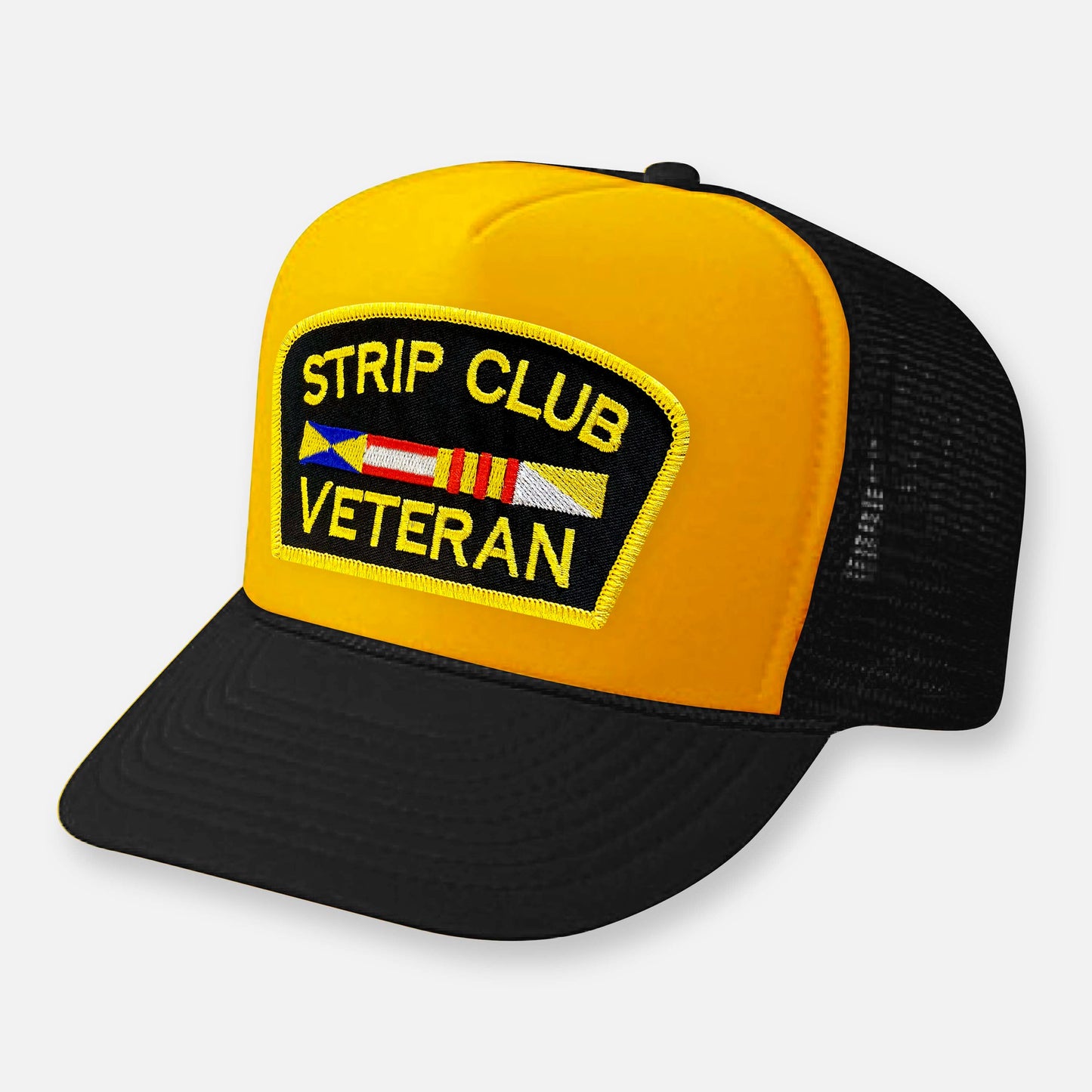 STRIP CLUB VETERAN CURVED BILL PATCH HAT