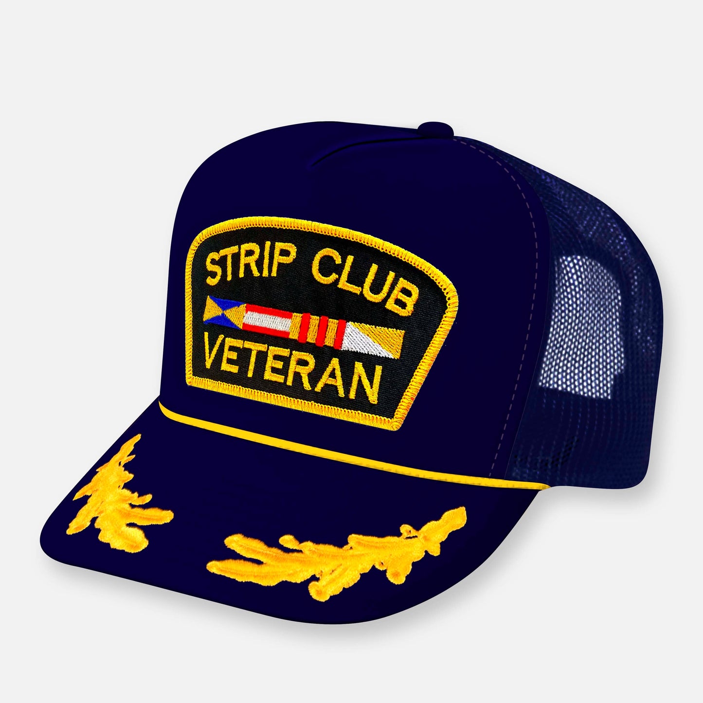 STRIP CLUB VETERAN CURVED BILL PATCH HAT
