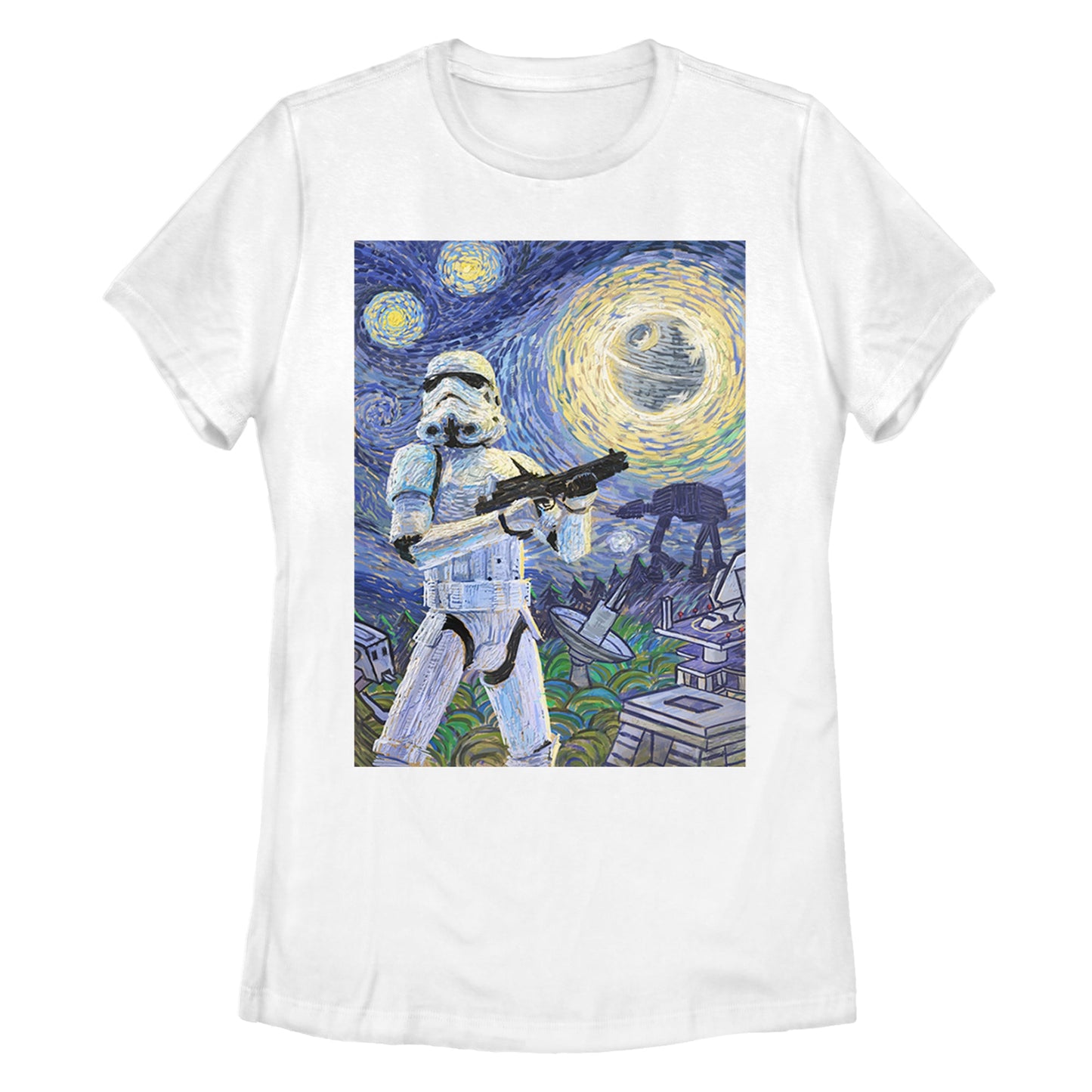 Star Wars Stormy Night Womens T Shirt