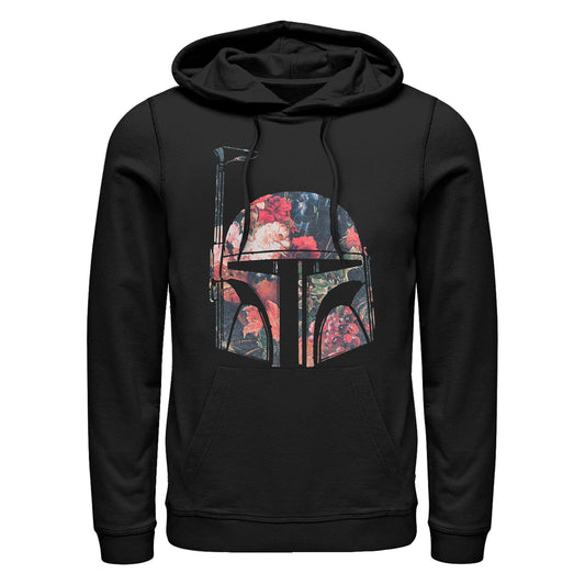 Star Wars Bobba Floral Lightweight Mens Hoodie