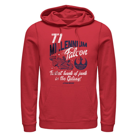 Star Wars Falcon Fly By Mens Lightweight Hoodie
