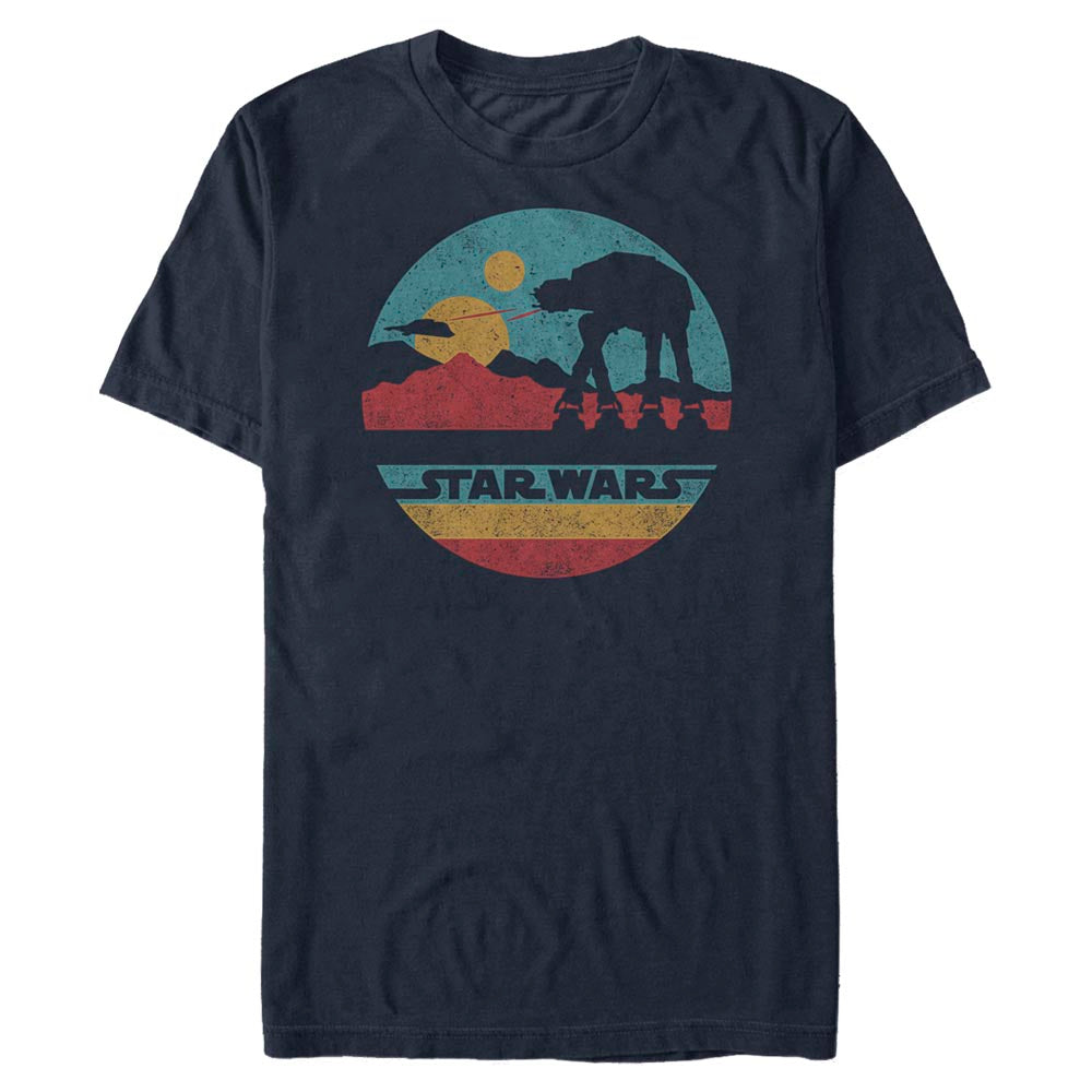 Star Wars At At Mountain Mens T Shirt
