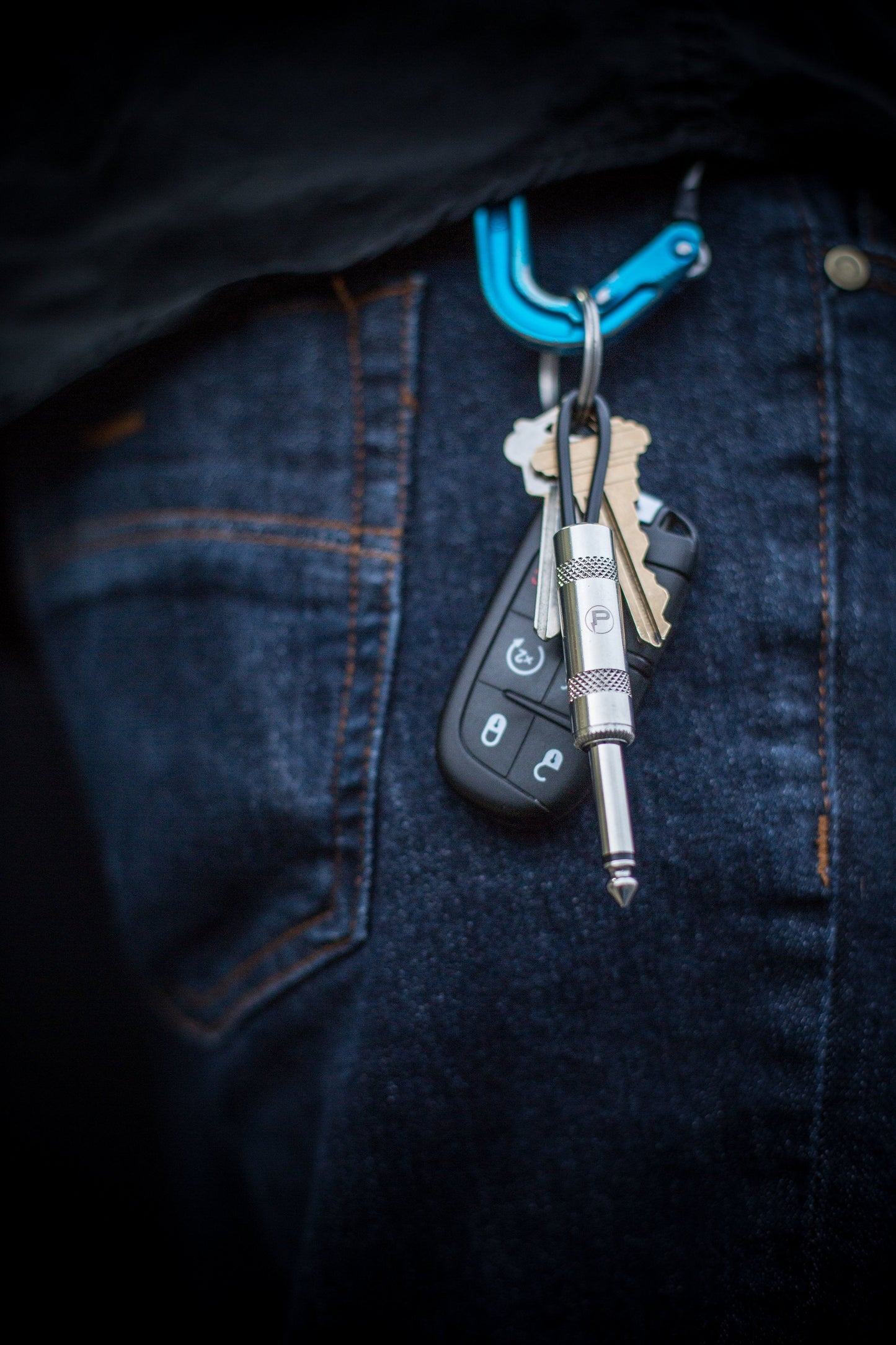 Pluginz Guitar Plug Keychain