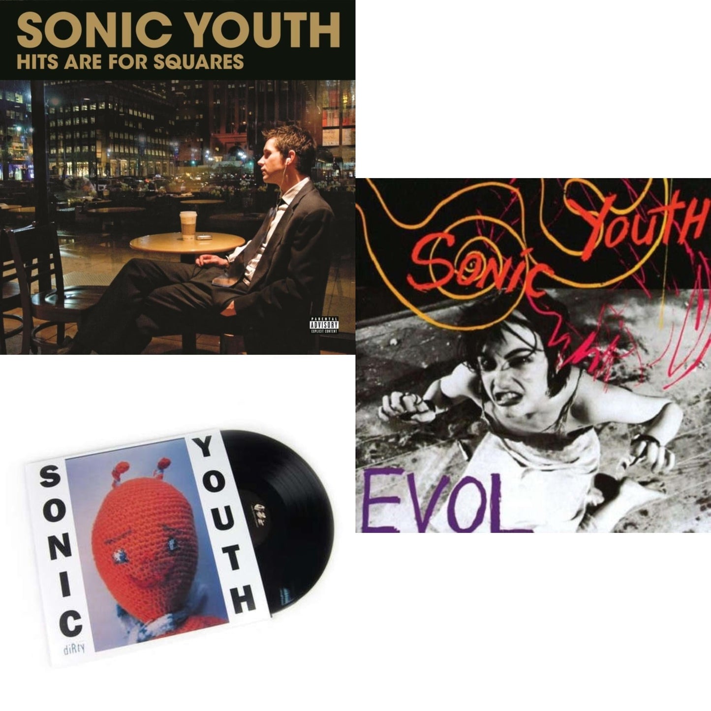 Hits Are For Squares (2LP) & Dirty & Evol