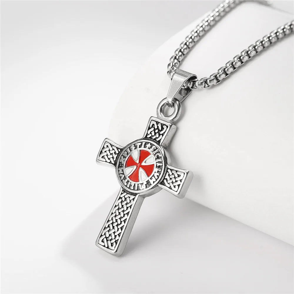 Exquisite Shining Crystal Cross Necklace Pendant Lucky Charming Fashion Jewelry Gift Unisex