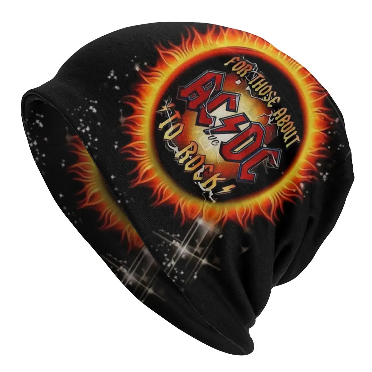 Australian Band Star AC/DC Beanies Caps - Unisex Outdoor Winter Warm Knit Hat - Premium beanie from Lizard Vigilante - Just $23.88! Shop now at Lizard Vigilante