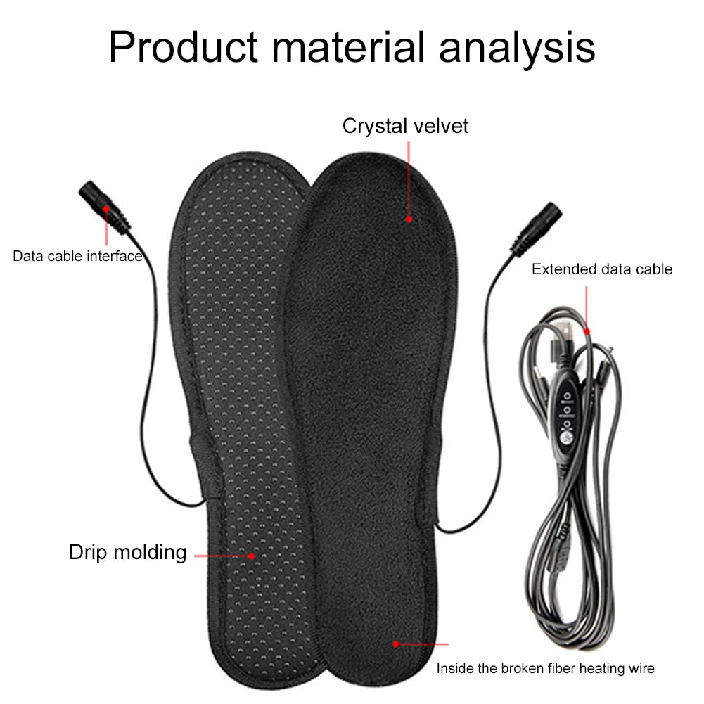 INFERNO WALK USB Insoles – Carbon-Fiber Heated Foot Pads for Cold-Blooded Survivalists - Premium foot pads from dsers - Just $24.22! Shop now at Lizard Vigilante