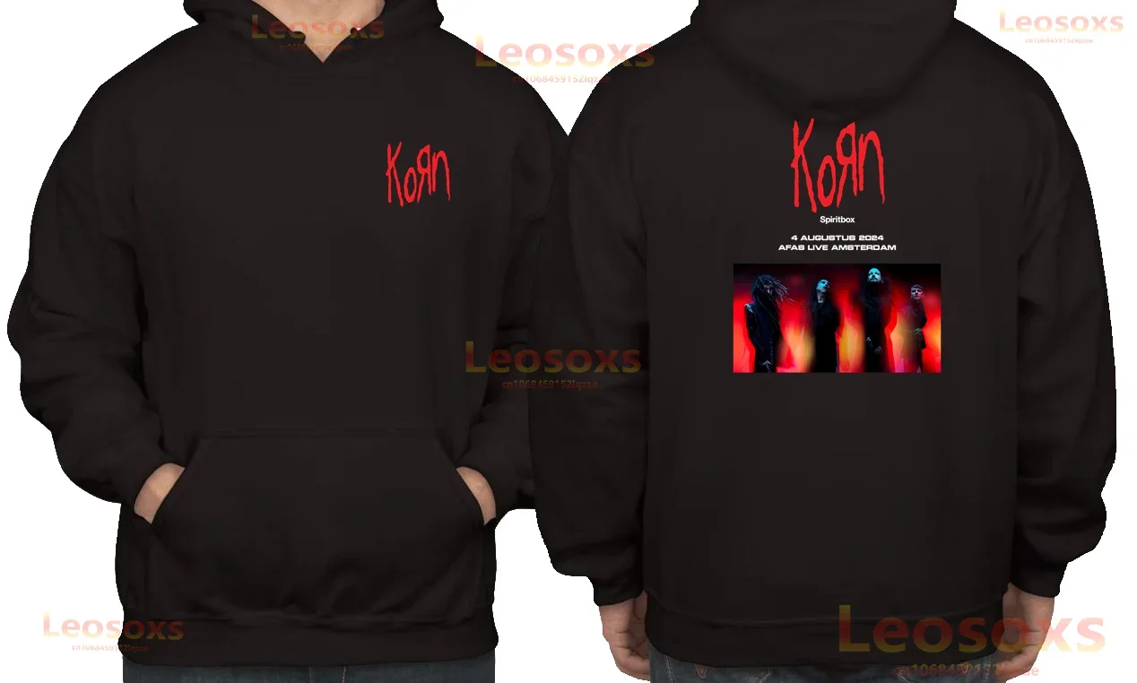 Korn Follow The Leader Walkman Hoodie | Retro Metal Goth Band Graphic Sweatshirt | Unisex Polyester Long Sleeve - Premium hoodie from Lizard Vigilante - Just $43.88! Shop now at Lizard Vigilante