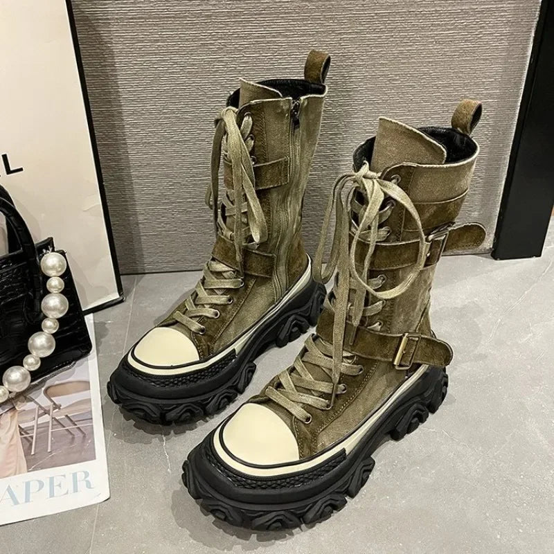 Rogue Halo Roman Hybrid Boots 2025 Punk Couture Street Edition