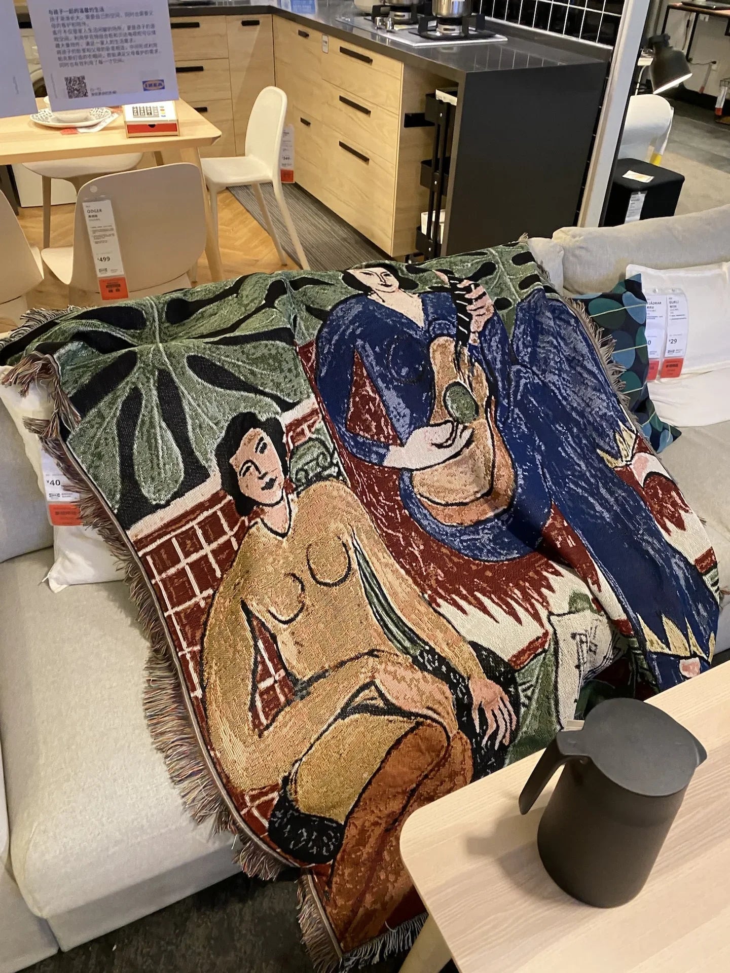 Casual Blankets Bed Decoration Woman Henri Matisse Carpet Sofa Sofa Blanket Throw Blankets Leisure Rug Single Tapestry drop ship