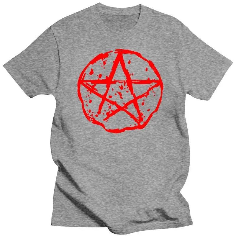 Pentagram T-Shirt Screenprinted S-2Xl Rock Goth Punk Metal Gothic Emo Mens Women Oversized Tops New Unisex Funny For Grandma pa Satanic Tee Shirt - Premium t-shirt from Lizard Vigilante - Just $22.99! Shop now at Lizard Vigilante