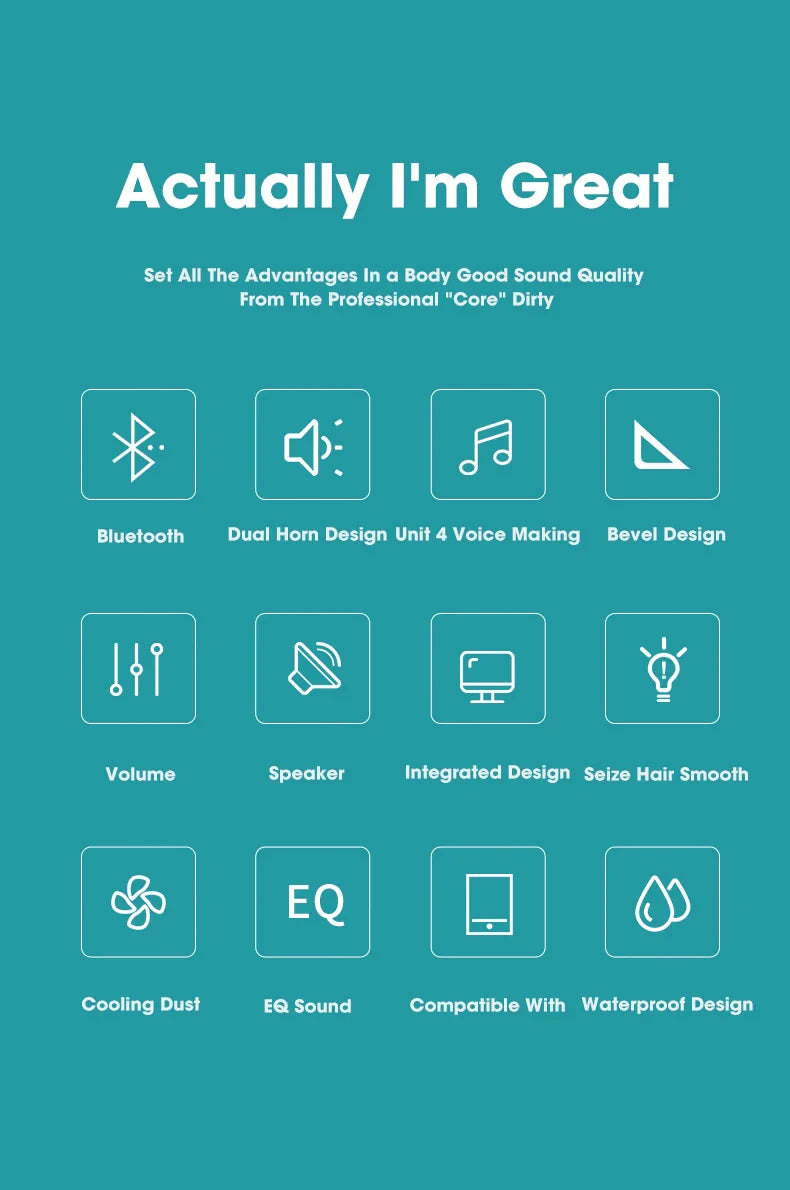 Salange Bluetooth Speaker USB Wired 3.5mm Port Sound Bar for PC Game Console Smartphone Laptop Tablet Black Desk Set Long