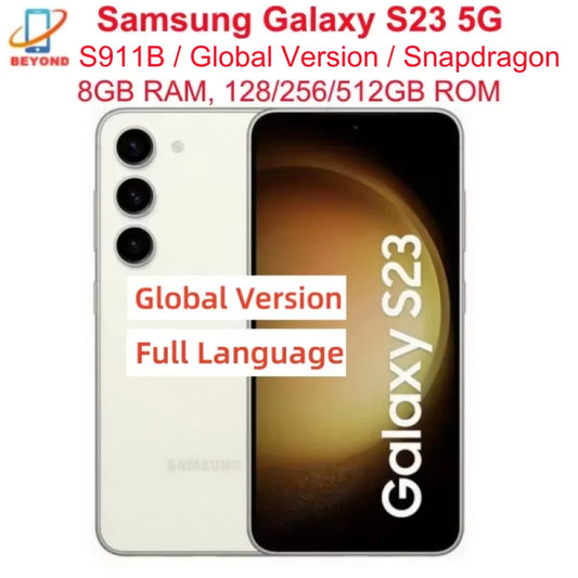 Samsung Galaxy S23 5G Global Version – 6.1" AMOLED Display, Snapdragon 8 Gen 2, 8GB RAM, 128/256/512GB Storage, Unlocked - Premium mobile phone from Lizard Vigilante - Just $985.99! Shop now at Lizard Vigilante