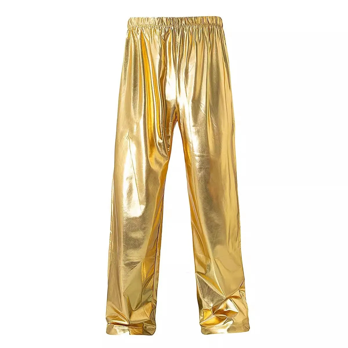 Red Men's Shiny Trousers, Fashion Casual Pants, Gold Blue Green Silver Available Men Pant, Size S,M,L,XL,XXL,3XL - Premium  from Lizard Vigilante - Just $22.99! Shop now at Lizard Vigilante