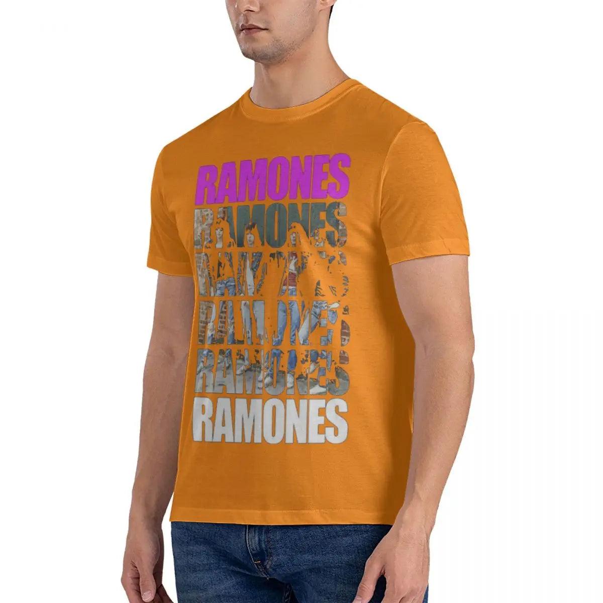 Ramones Graphic T-Shirt Punk Rock Unisex Men T Shirt New Fashion Print Slim Fit T Shirt O Neck Top Quality COTTON Tops Tees - Premium t-shirt from Lizard Vigilante - Just $23.99! Shop now at Lizard Vigilante