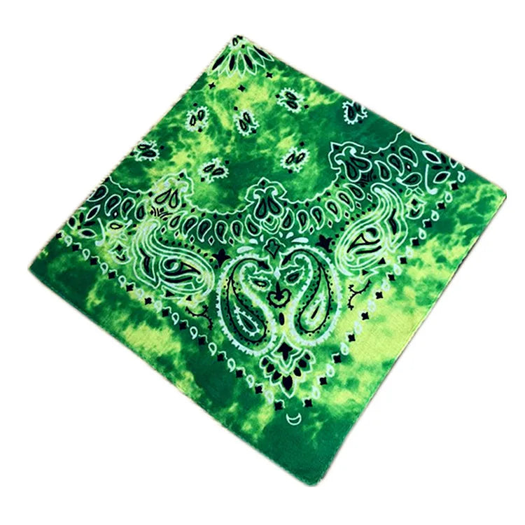 Unisex Cotton Bandana – Men’s & Women’s Paisley Cowboy Biker Headwrap Scarf - Premium Bandana from Lizard Vigilante - Just $2.99! Shop now at Lizard Vigilante