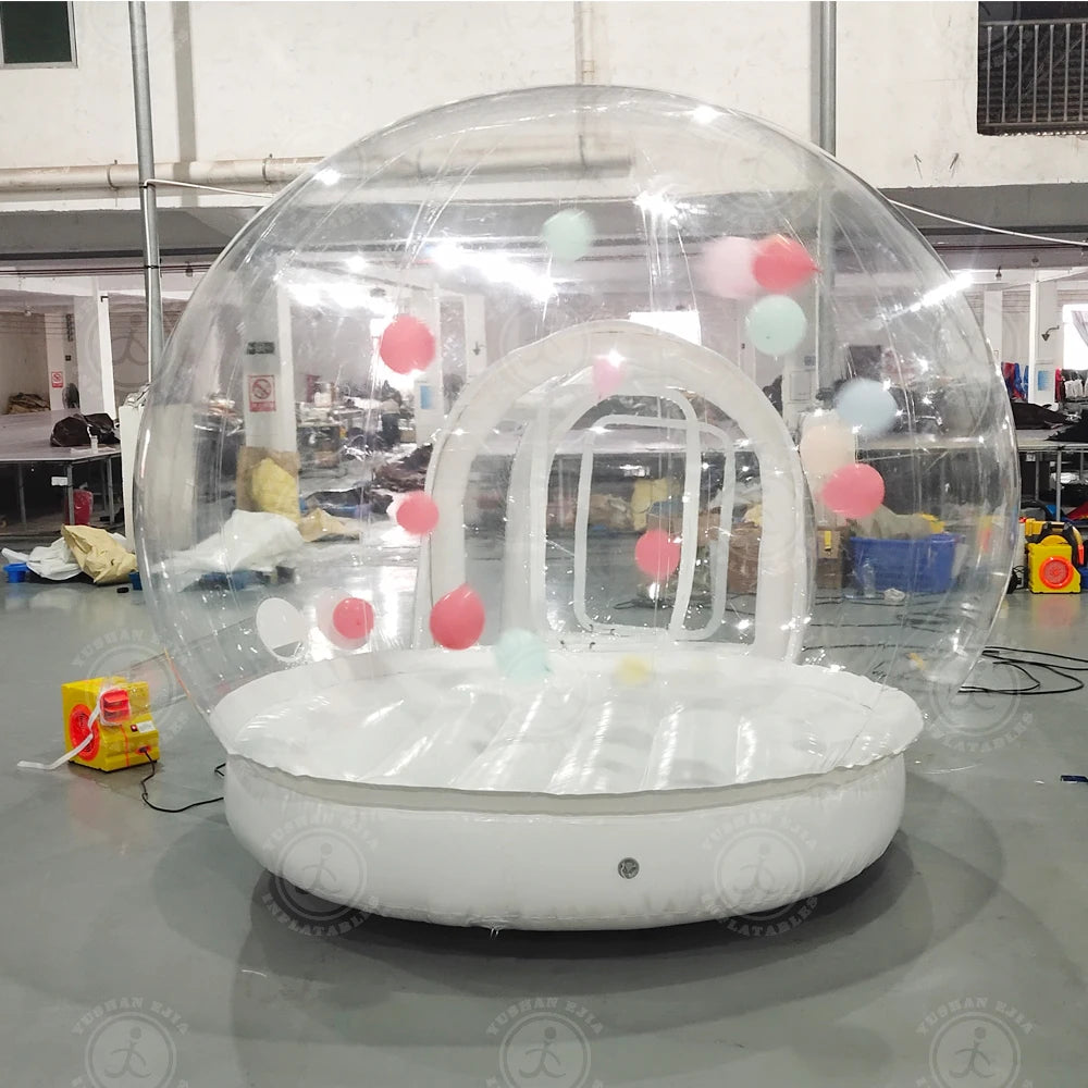 10FT Inflatable Bubble House with Trampoline – Transparent Dome Party Fun Tent with Powerful Blower & Free Shipping – Commercial Grade PVC Bouncer for Ultimate Indoor & Outdoor Excitement - Premium bounce house from Lizard Vigilante - Just $1181.08! Shop now at Lizard Vigilante