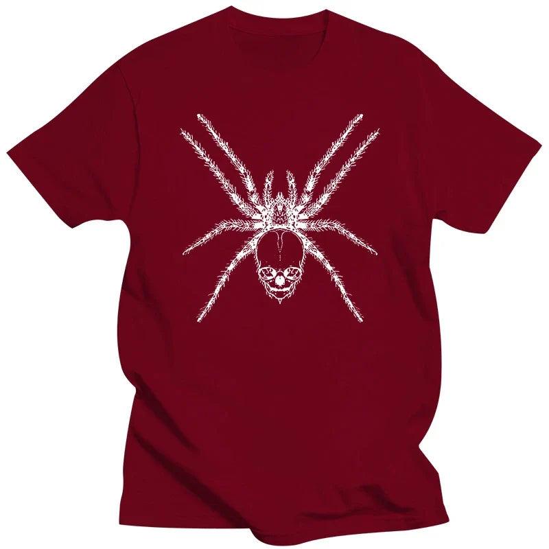 T Shirt for Men Spider Skull Print Men's Casual Fashion Classic Tops Tee Shirt Men - Lizard Vigilante