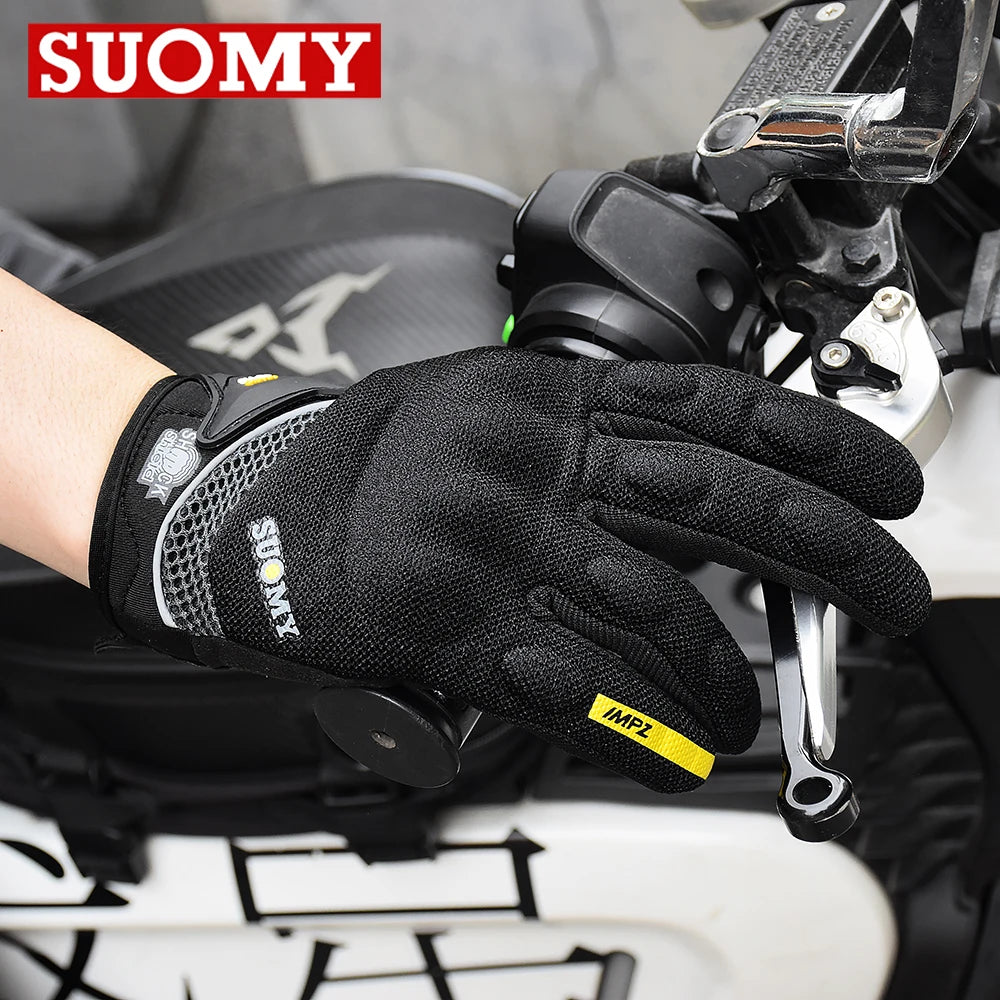 Summer Full Finger Motorcycle Racing Gloves | Breathable Touch Screen Motorbike Gloves - Premium gloves from Lizard Vigilante - Just $23.88! Shop now at Lizard Vigilante