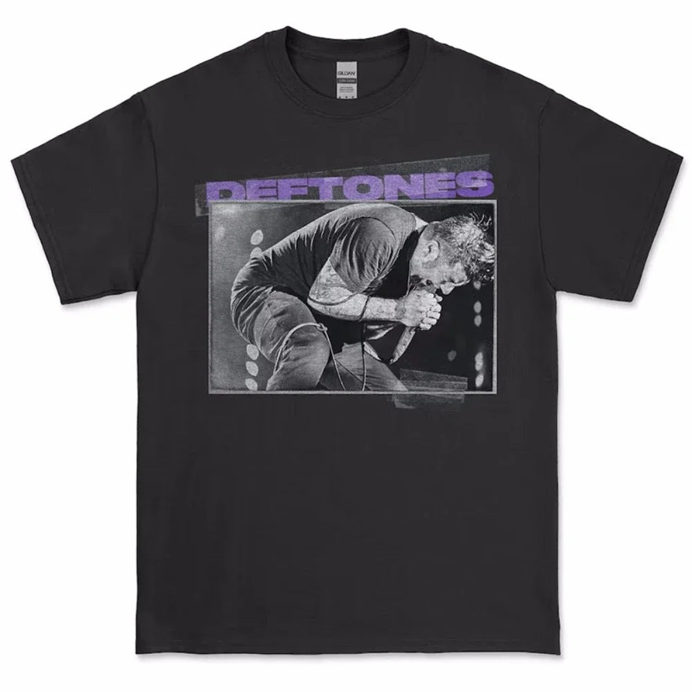 Deftones 2025 Cotton Band T-Shirt – Oversized Hip Hop Rock Tee For Men And Women