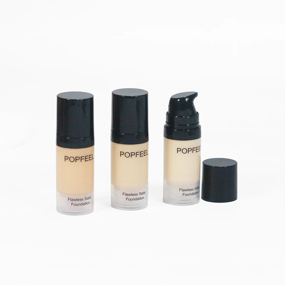 POPFEEL Long-lasting Soft focus Foundation - Clear Finish, Buildable Coverage, and Natural Bare Skin Effect | Flawless Makeup