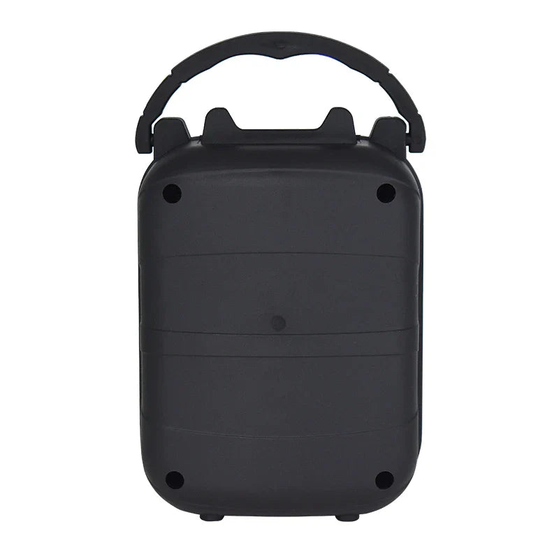 Wireless Bluetooth Speaker with LED Wireless Handheld Speaker Support Wired Microphone/TF Card/U Stick Audio Line Input