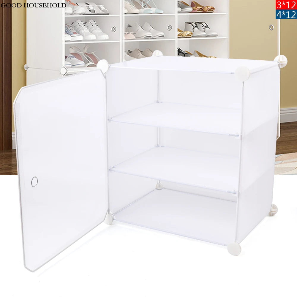 Easy To Assemble Multi-Layer Large Shoe Cabinet Rack – Waterproof, Dustproof Shoe Stand Storage Organizer - Premium shoe rack from Lizard Vigilante - Just $118.88! Shop now at Lizard Vigilante