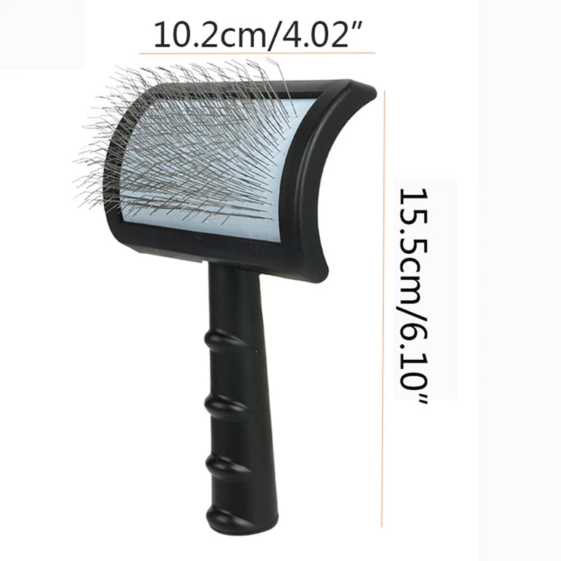 Extra Long Pin Slicker Brush for Dogs & Cats – Premium Grooming Tool for Shedding, Deshedding, and Matted Hair Removal - Premium pet brush from Lizard Vigilante - Just $15.99! Shop now at Lizard Vigilante