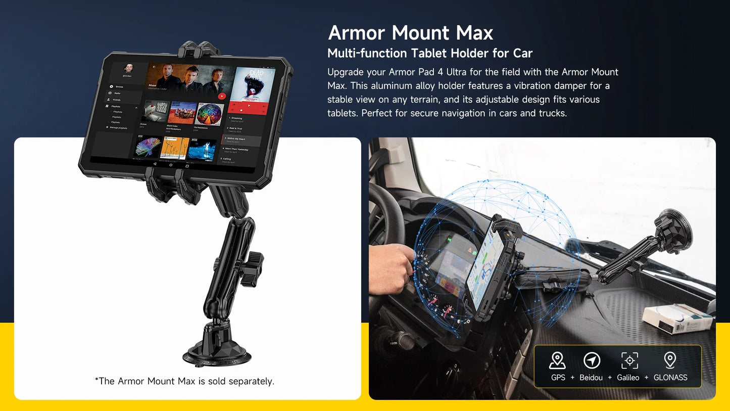 Ulefone Armor Pad 4 Ultra 5G Rugged Tablet  Thermal lmaging 10.36"2K Up to 16GB RAM 256GB ROM Android 14 11800mAh