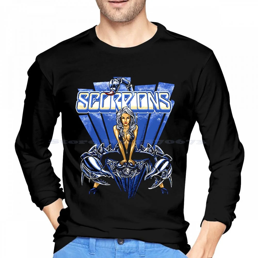 The Scorpions German Band T Shirt 100% Cotton Tee German Band - Premium T-Shirt from Lizard Vigilante - Just $38.99! Shop now at Lizard Vigilante