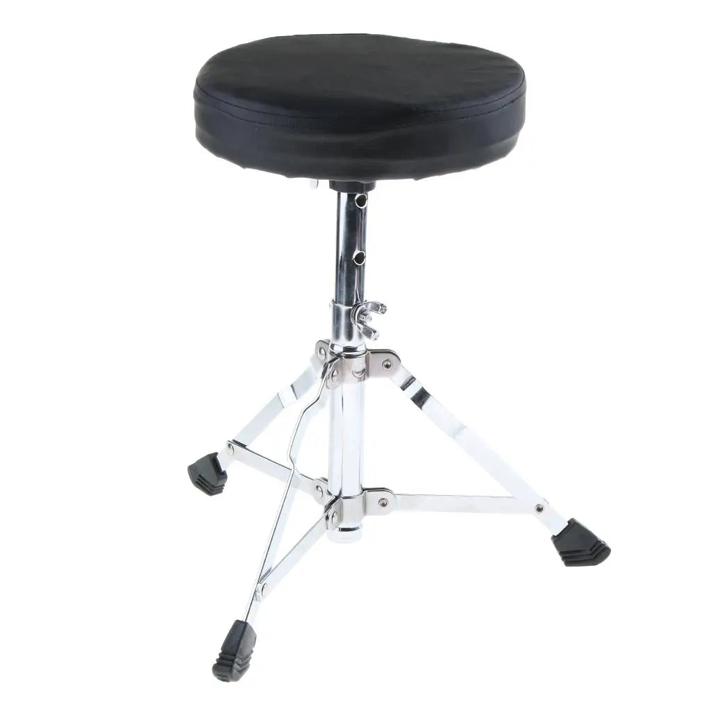 Adjustable Metal Padded Drum Stool Stand Chair for Guitar Piano Drummer Playing - Premium  from Lizard Vigilante - Just $24.99! Shop now at Lizard Vigilante