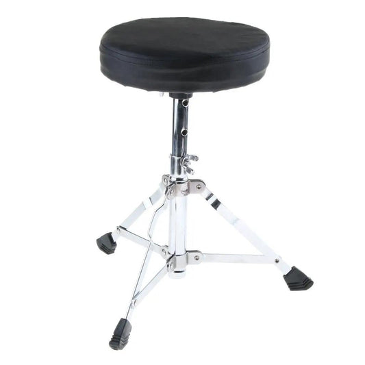 Adjustable Metal Padded Drum Stool Stand Chair for Guitar Piano Drummer Playing - Lizard Vigilante