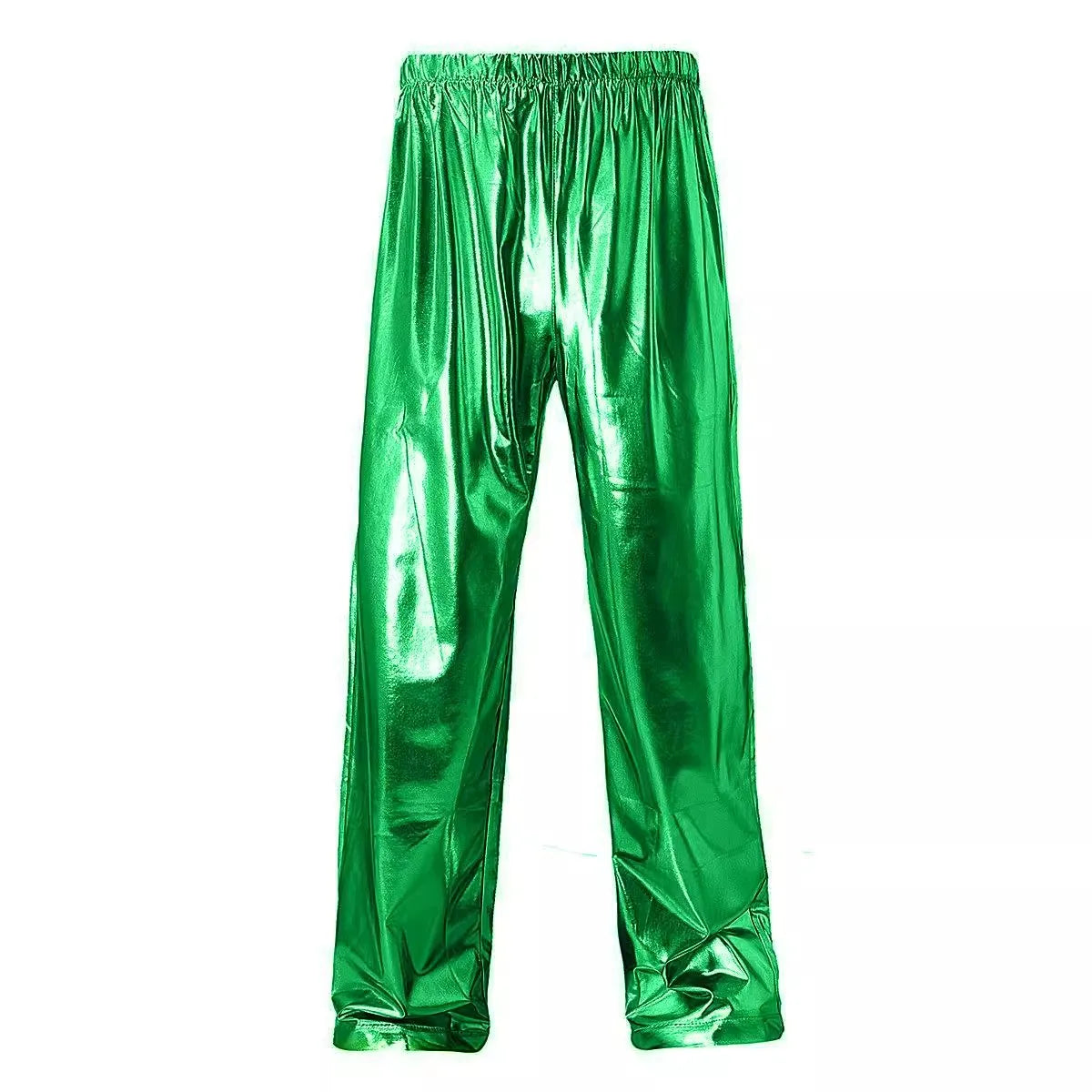 Red Men's Shiny Trousers, Fashion Casual Pants, Gold Blue Green Silver Available Men Pant, Size S,M,L,XL,XXL,3XL - Premium  from Lizard Vigilante - Just $22.99! Shop now at Lizard Vigilante