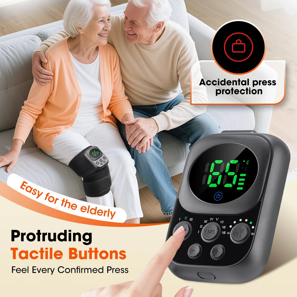 Hellfire 3-In-1 Shockwave Heated Knee Armor