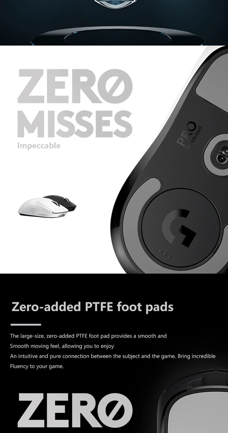 Logitech G PRO X Superlight Wireless Gaming Mouse 16K DPI Sensor Pink Wireless Gaming Mouse 25K HERO Mechanical Gaming Mouse