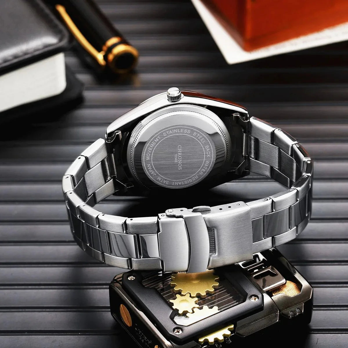 Men's Luxury Quartz Stainless Steel Watch