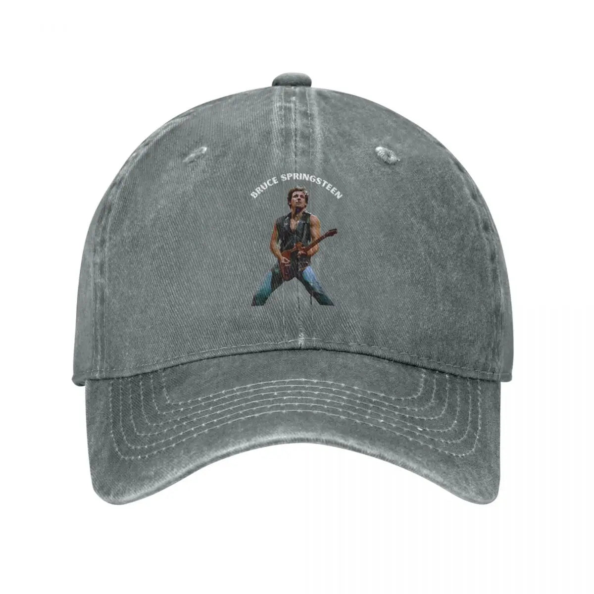 Bruce Springsteen Born In The USA Unisex Distressed Washed Vintage Cap – Casual Outdoor Hat for All Seasons - Premium hats from Lizard Vigilante - Just $23.88! Shop now at Lizard Vigilante