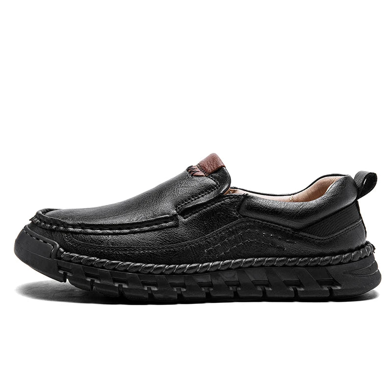 Retro Loafer Genuine Leather Shoes - Classic Comfort & Style for Every Occasion - Premium loafers from Lizard Vigilante - Just $51.08! Shop now at Lizard Vigilante