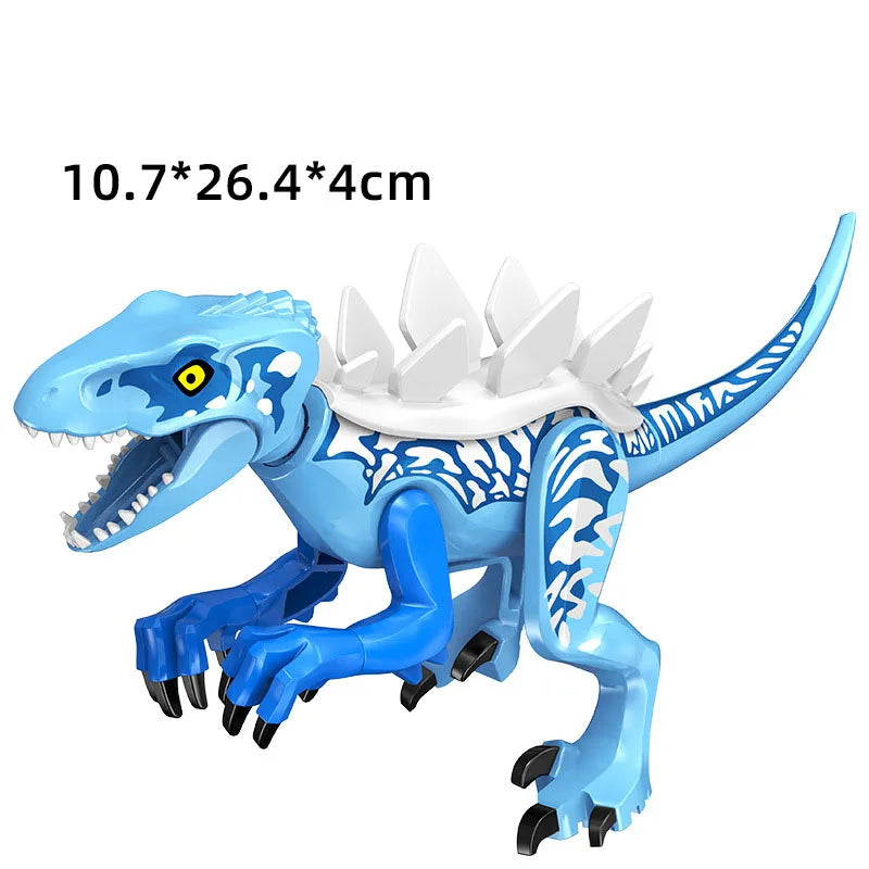 Dinosaurs Figures Bricks Building Blocks Velociraptor Jurassic Dino World Large T-Rex Triceratops Indominus Rex Toys For Kids - Premium toys from Lizard Vigilante - Just $1.99! Shop now at Lizard Vigilante