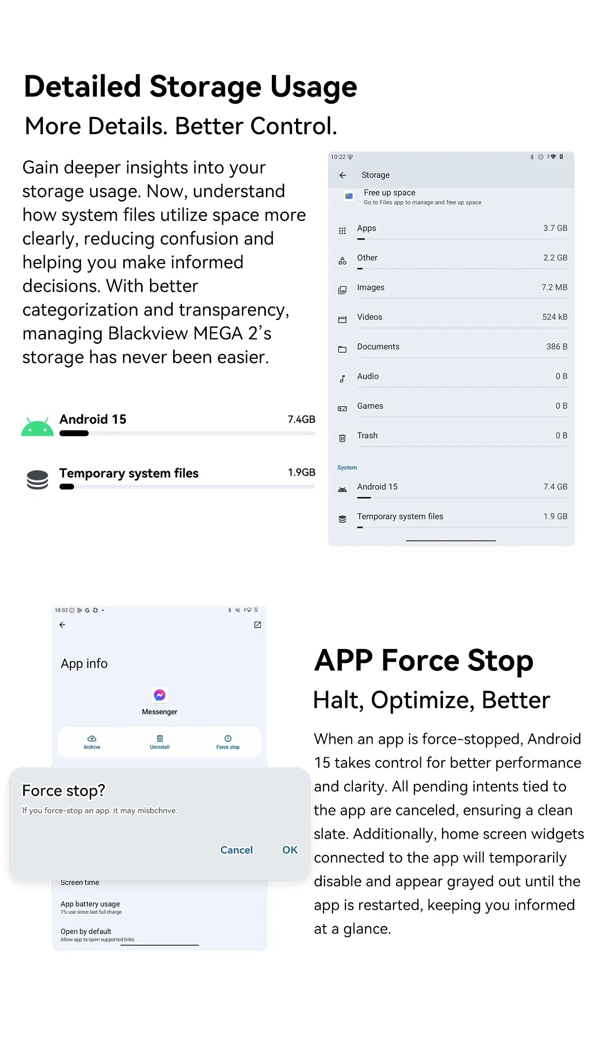 Blackview MEGA 2 Tablets 12 inch 2K Display Widevine L1 24GB(8+16) Android 15 256GB 9000mAh AI Main Camera Pad PC