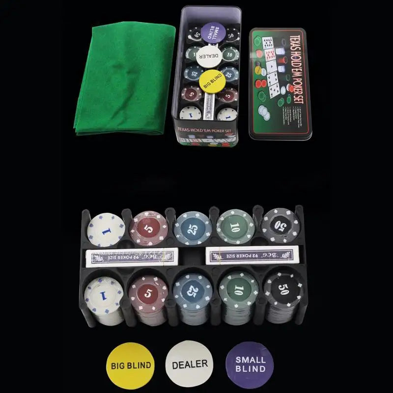 Ultimate Texas Hold’em Poker Set – 200 Premium Casino Chips, Iron Carrying Case, Full Blackjack & Poker Kit – Travel, Play, Dominate - Premium poker set from Lizard Vigilante - Just $67.99! Shop now at Lizard Vigilante